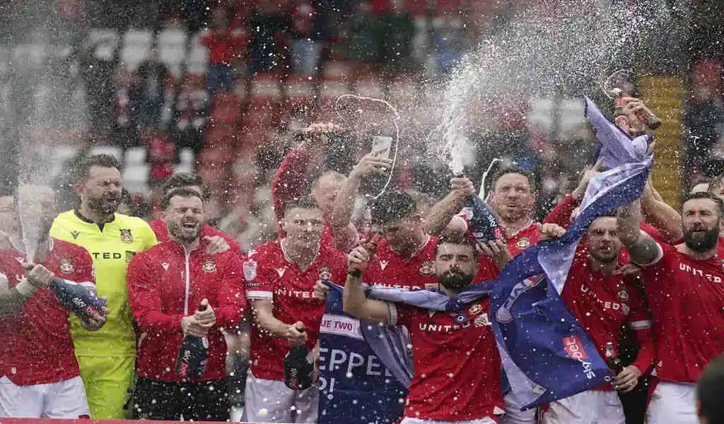 Wrexham Win 6-0 To Gain Promotion To English Soccer's Third Division