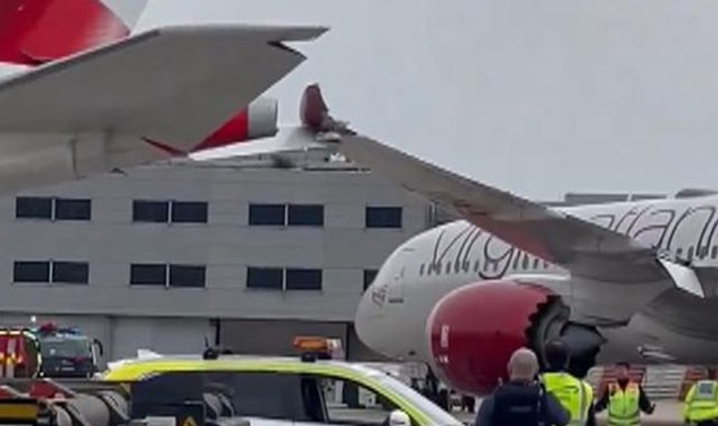 Planes Collide While on the Ground at Britain's Heathrow Airport