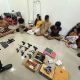 Bangkok police arrested members of a teenage gang in Nong Chok district