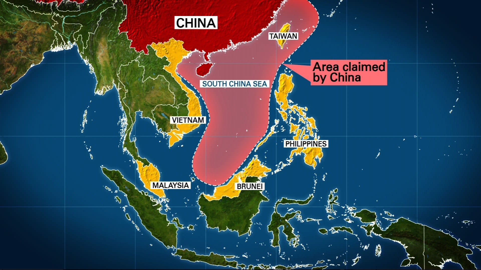 China's Claims Over the South China Sea