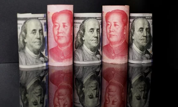 China's Yuan Surges to Six-Week High Against Dollar on Catch-Up Rally