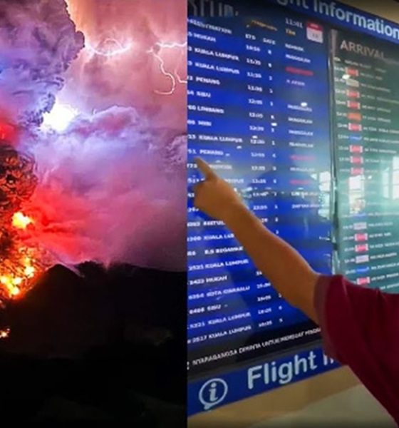 Flights Cancelled After Indonesia’s Mount Ruang Erupts