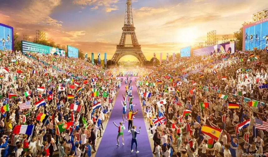 2024 Paris Olympics Spectacular Opening Ceremony in City Center
