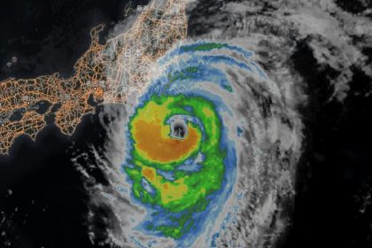 Typhoon Ampil Japan