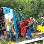 Passenger bus crash Phrae Province