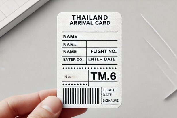 Thailand to Implement Digital TM6 Immigration Form