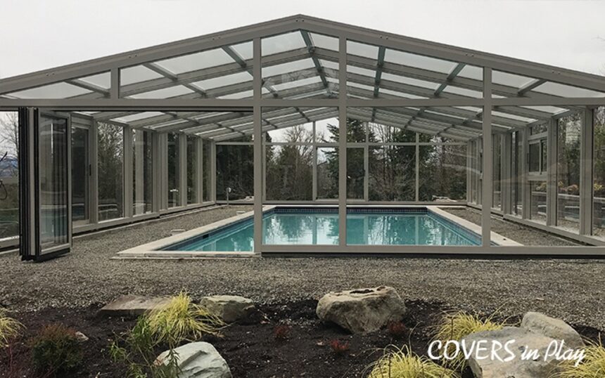 People Enhancing Their Pool Experience with Pool Domes