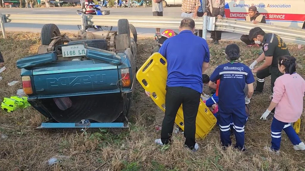 Pickup Truck Driver Killed Lampang