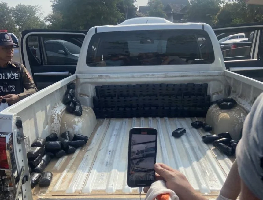 Chiang Rai Police Bust Drug Runner