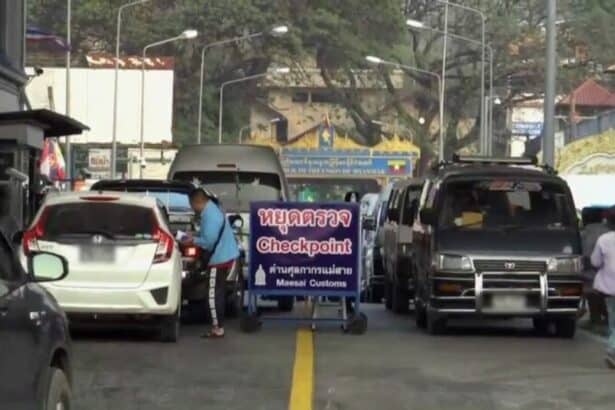 Myanmar checkpoint Mae Sai Chiang Rai