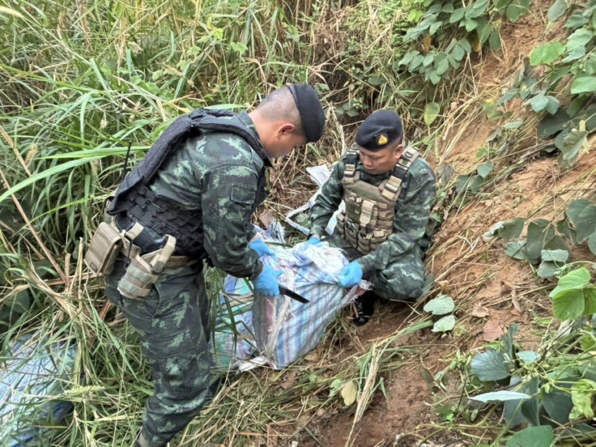 Pha Muang Task Force Seize 1.76 Million Methamphetamine Pills in Chiang Rai