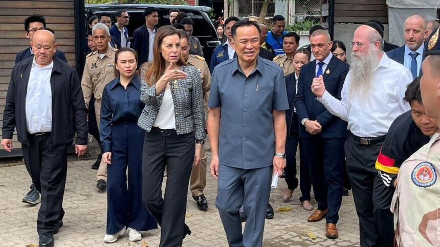 Orna Sagiv and Thai Deputy Prime Minister Anutin Charnvirakul visited Pai meet to debunk conspiracy theories
