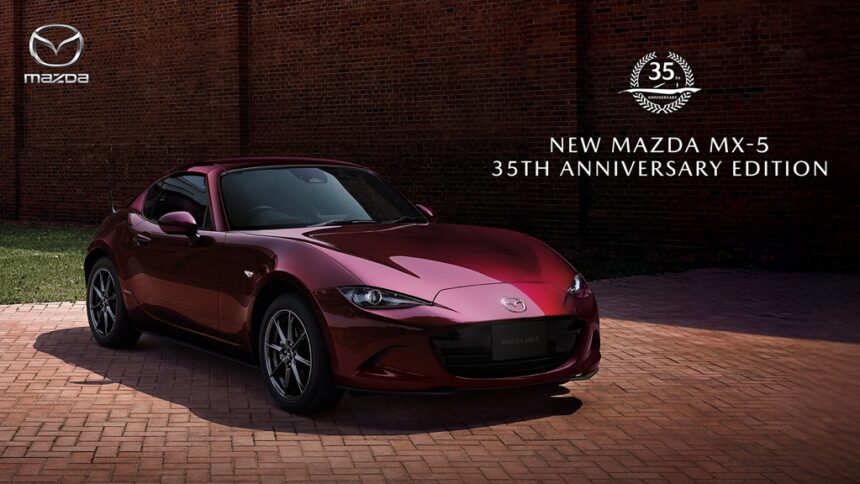 Mazda has unveiled the Mazda MX-5 35th Anniversary Edition, a special release of its iconic sports roadster.