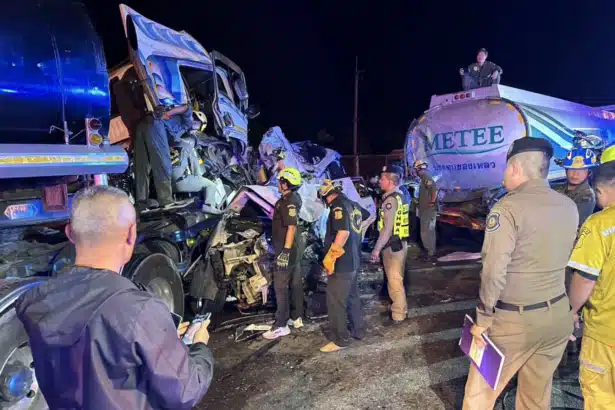 Bangkok Motorway Accident