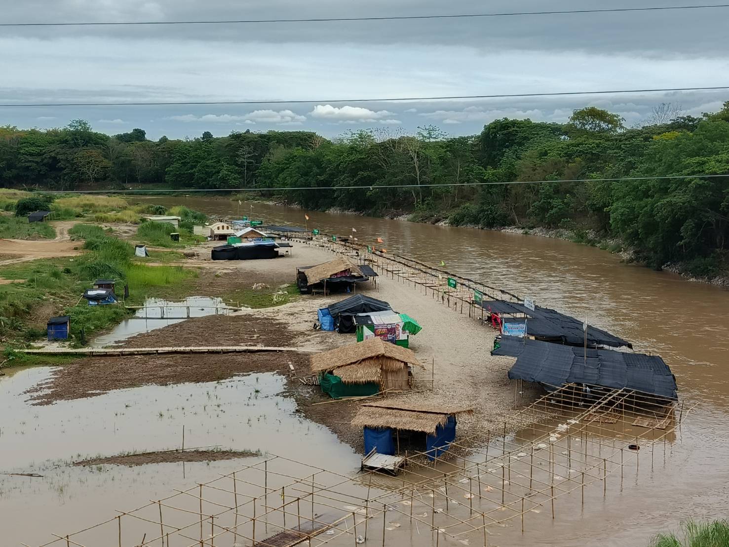 Riverside Vendors in Chiang Rai