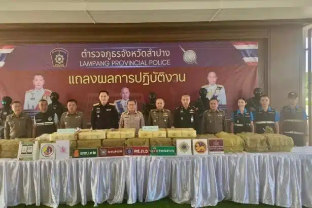Chiang Mai Police Report 200 Million Meth Pills Seized in Six Months