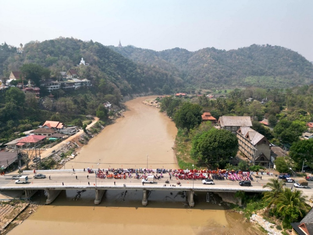 KOK River Protests Chiang Rai