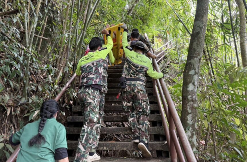 Landslide at Khao Yai National Park