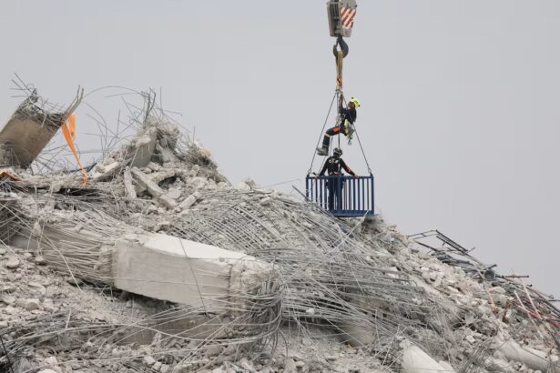Rebar Collapsed Building Bangkok