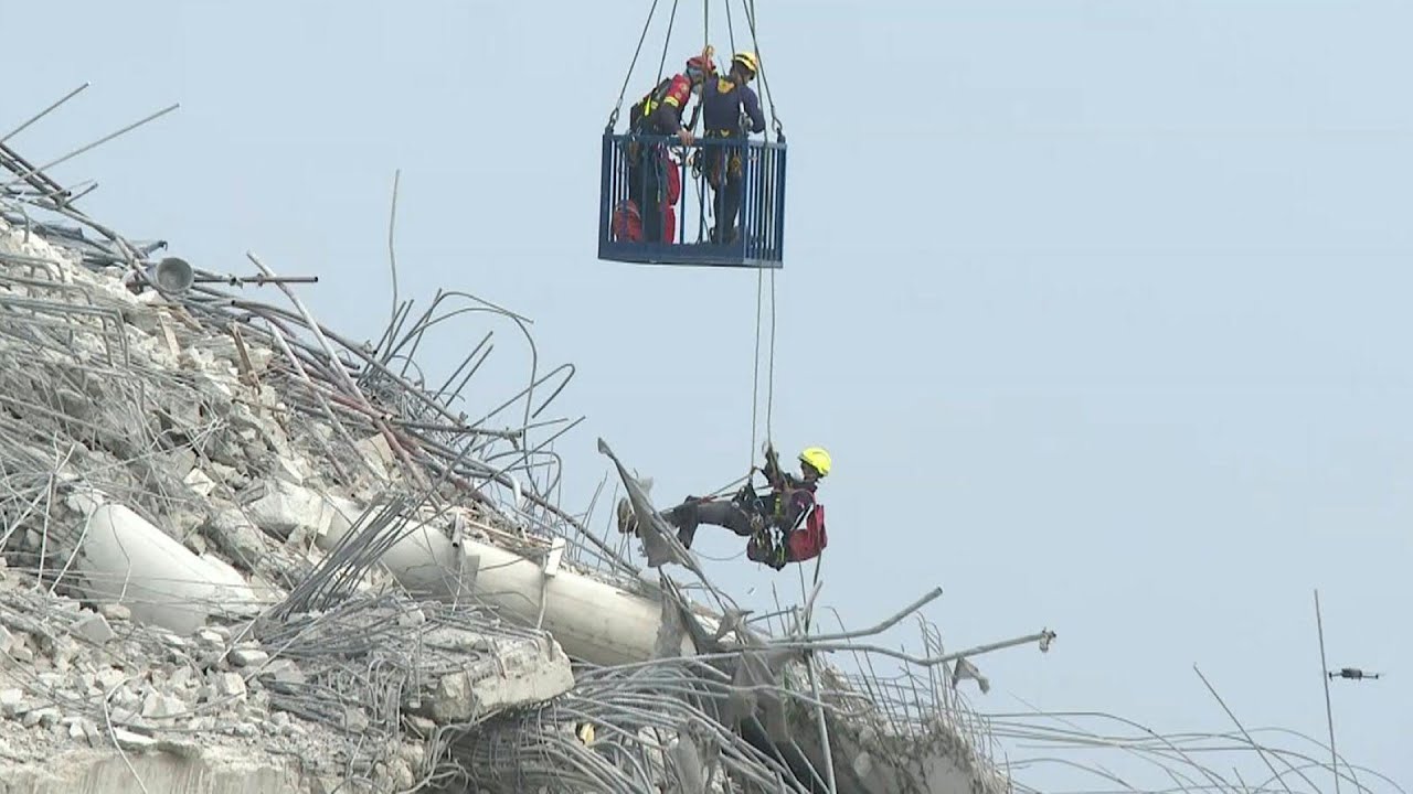 Rebar Collapsed Building Bangkok