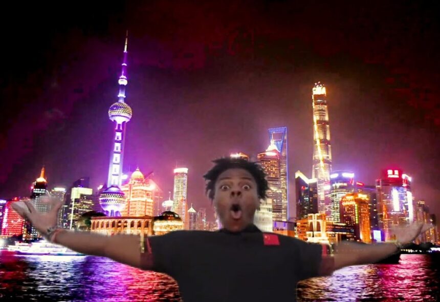 YouTuber IShowSpeed, China