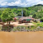 Chiang Rai Ruammitr elephant camp, kok river