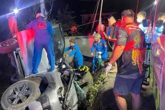 Truck Crashes in Chiang Rai