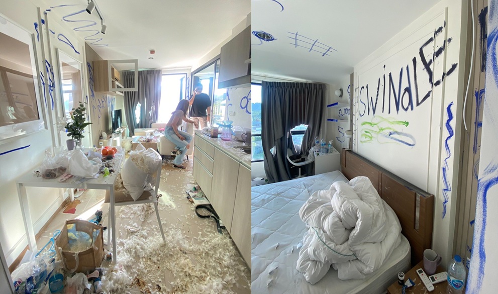 Ukrainian Tourist Trashes Phuket Condo Over Security Deposit Dispute