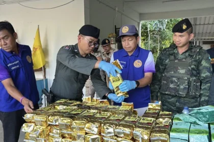 Chiang Rai Police drug seizure