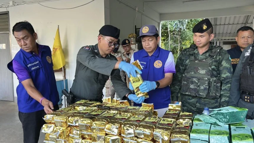 Chiang Rai Police drug seizure