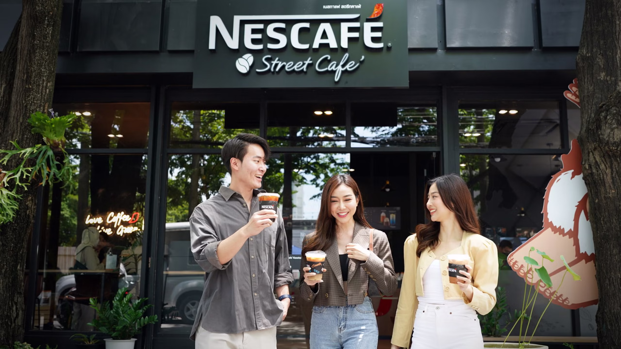 nescafe coffee cafes thailand