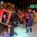 Tour bus Crash