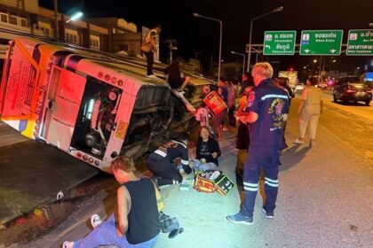 Tour bus Crash