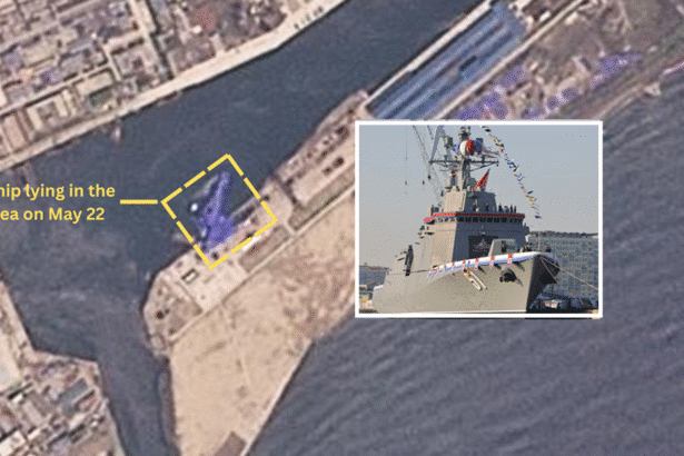North Korea’s New Destroyer Heavily Damaged