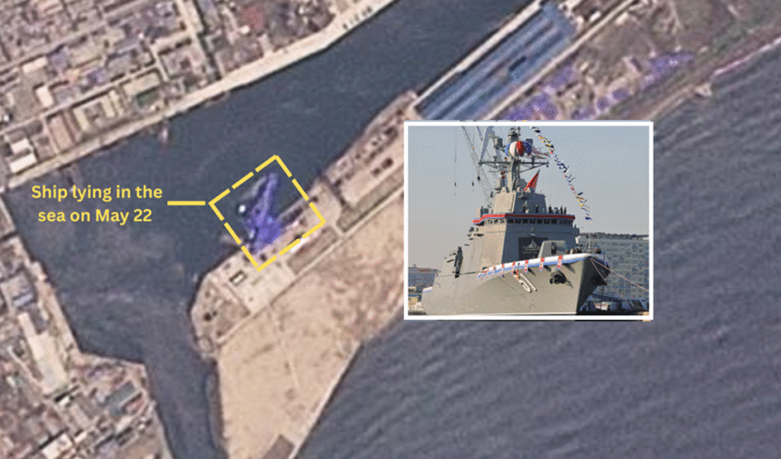 North Korea’s New Destroyer Heavily Damaged