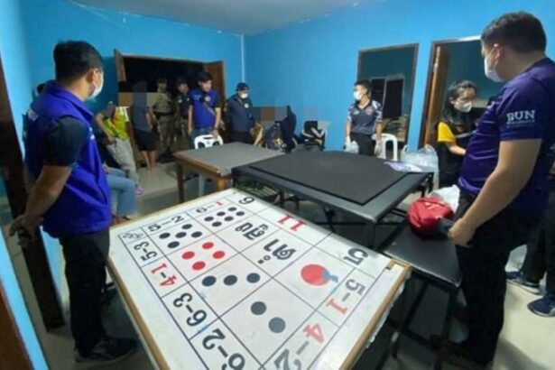 llegal gambling in Chiang Rai Thailand