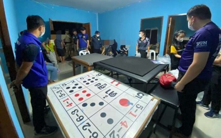 llegal gambling in Chiang Rai Thailand