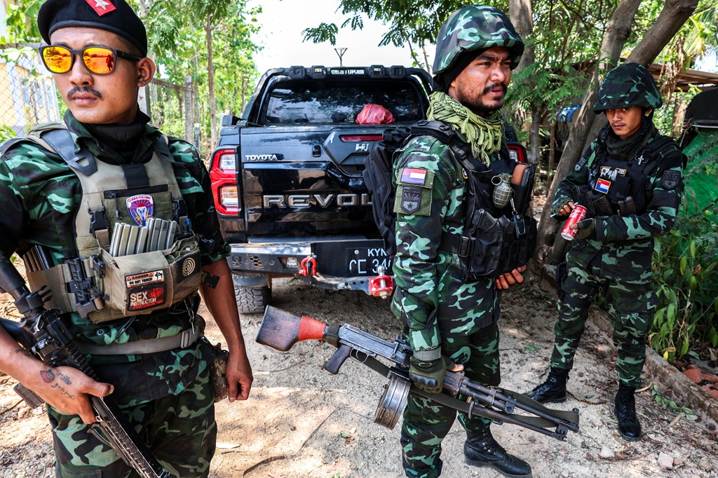 Conflict between Myanmar Junta KNLA and KNDO