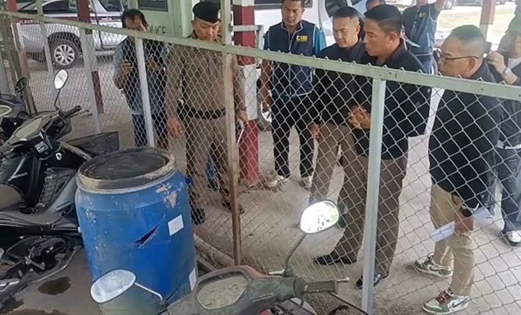 Man found in barrel