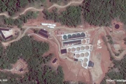Rare Earth Mining Site in Myanmar