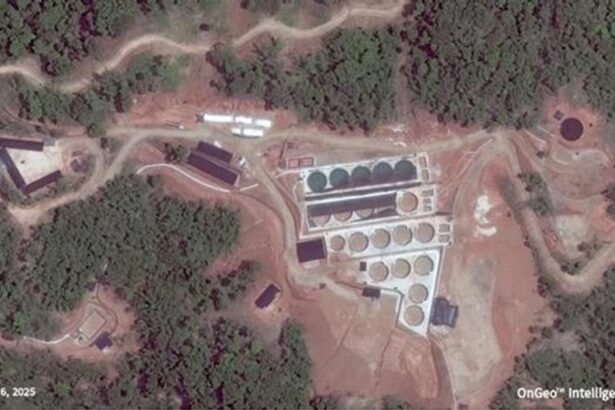 Rare Earth Mining Site in Myanmar, chiang rai kok river