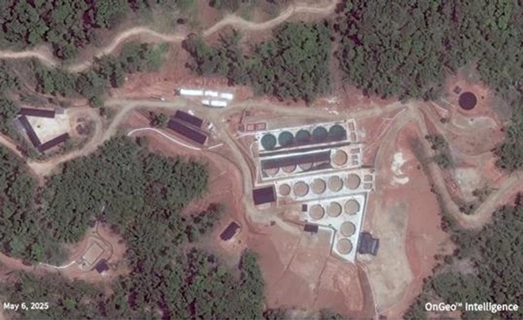 Rare Earth Mining Site in Myanmar, chiang rai kok river