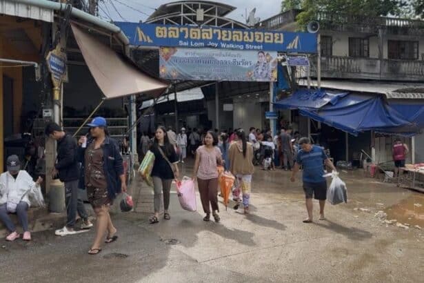 Sai Lom Joy market, Mae Sai, Chiang Rai