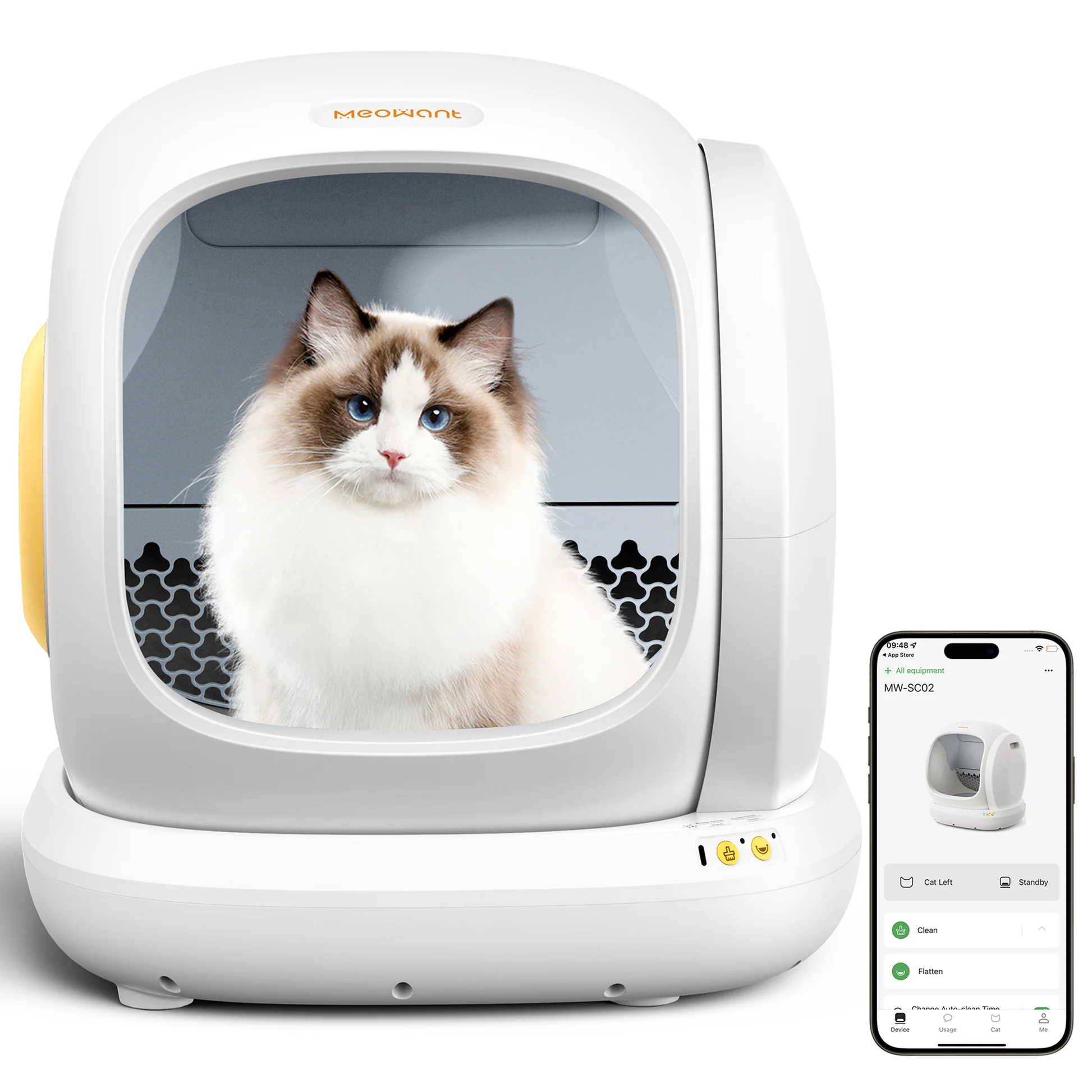 Meowant Self-Cleaning Cat Litter Box