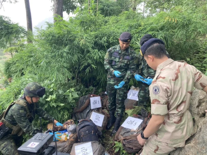 Soldiers Uncover 6 Million Meth Pills Hidden on Chiang Mai Farm