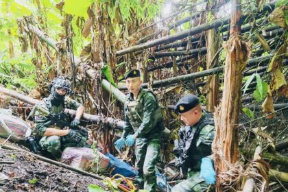 Soldiers n Chiang Rai Uncover4 Million Meth Pills