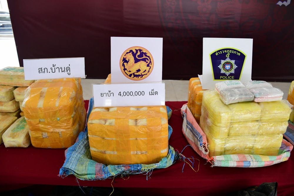 Chiang Rai Police Stop Major Drug Shipments