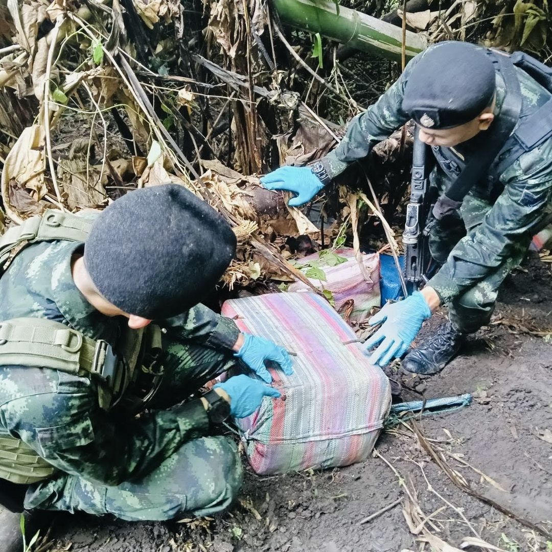 Soldiers n Chiang Rai Uncover4 Million Meth Pills