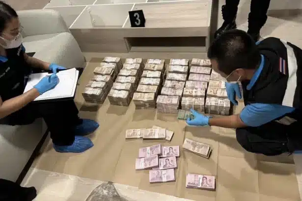 Police Recover 40 Million Baht in Cash