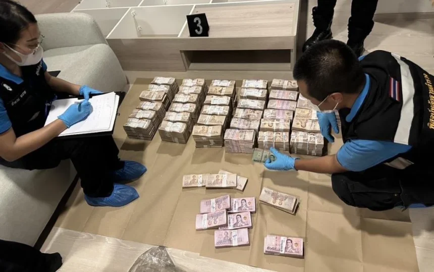 Police Recover 40 Million Baht in Cash